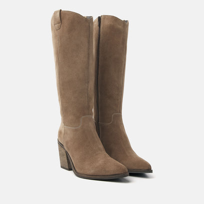 Dames Laarzen 53.597 Taupe
