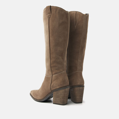 Dames Laarzen 53.597 Taupe
