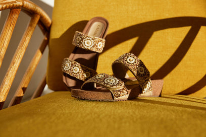 Mary Dames Slippers Beige