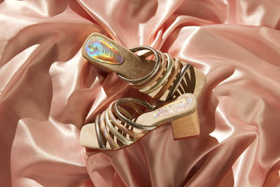 Dames Muiltjes 85.562 Biscuit Multi