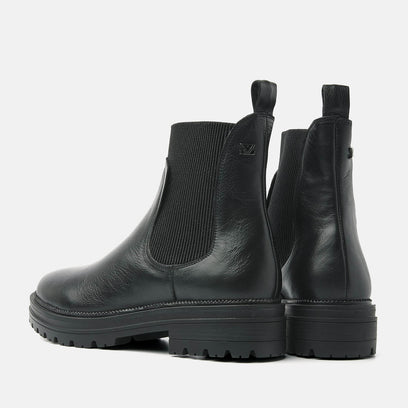 Beau Dames Chelsea Boots Leer Black