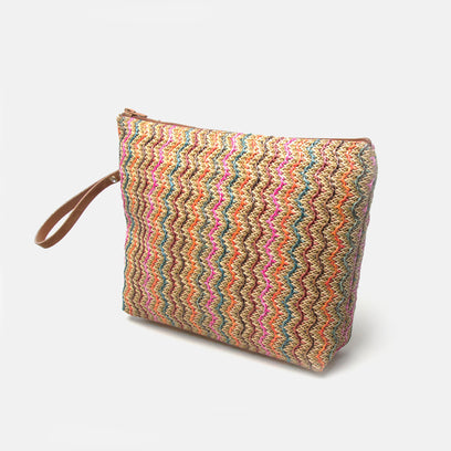 Elba Raffia Tasje Medium Multi