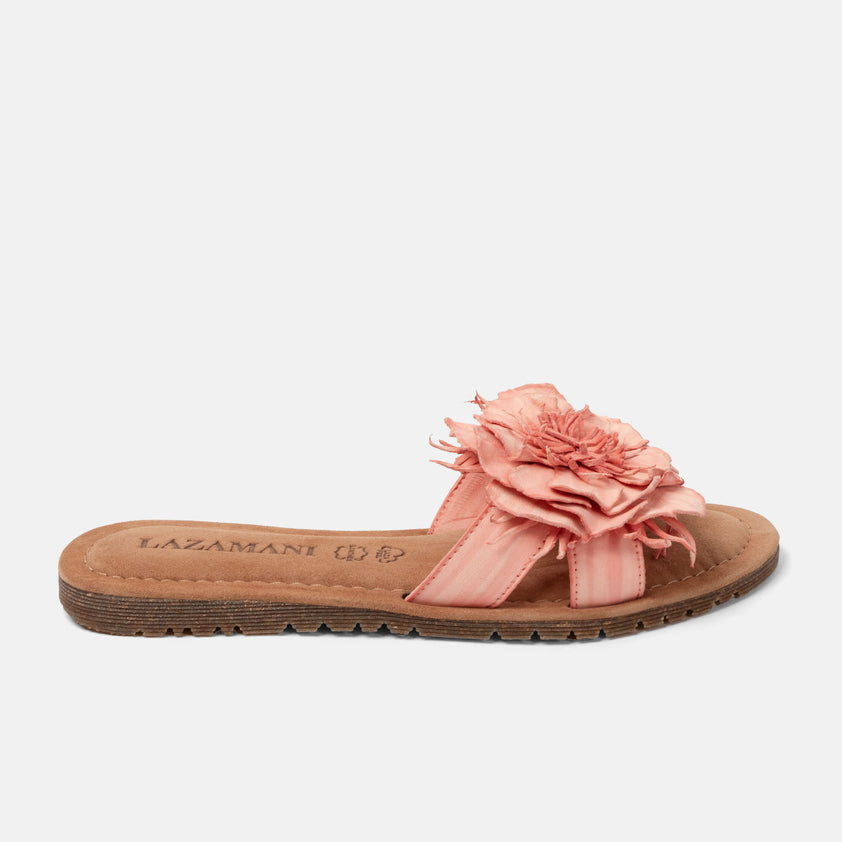 Zinnia Dames Slippers Leer Coral