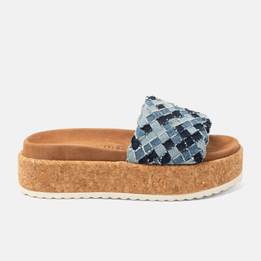 Fe Dames Slippers Denim