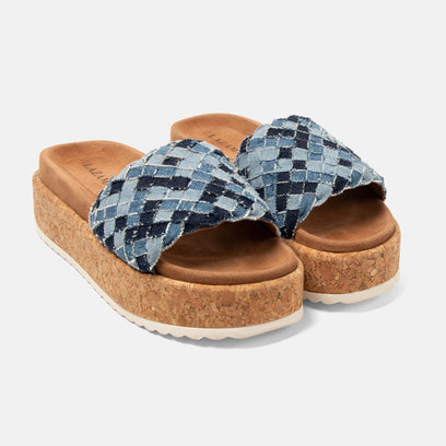 Fe Dames Slippers Denim