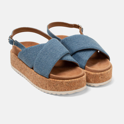 Iria Dames Sandalen Denim