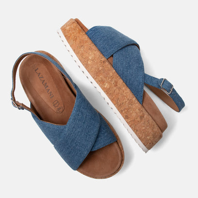 Iria Dames Sandalen Denim