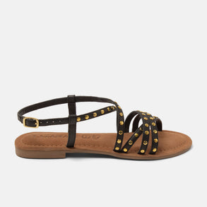 Tova Dames Sandalen Leer Black Tova Dames Sandalen Leer Black