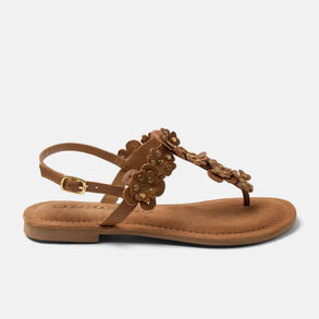 Pippa Dames Sandalen Leer Tan Pippa Dames Sandalen Leer Tan