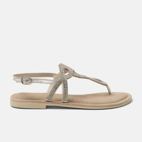 Luus Dames Sandalen Leer Silver Luus Dames Sandalen Leer Silver