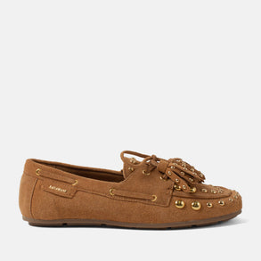 Stella Dames Mocassins Suede Cognac Stella Dames Mocassins Suede Cognac