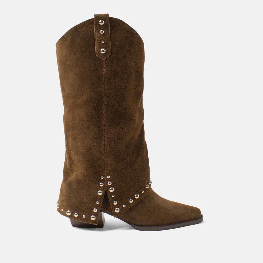 Jane Dames Laarzen Suede Moss