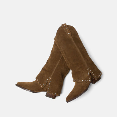 Jane Dames Laarzen Suede Moss