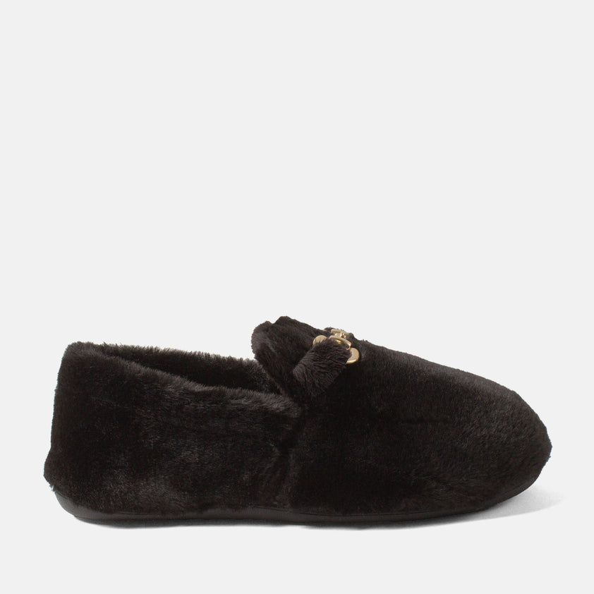 Floor Dames Pantoffels Black
