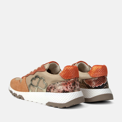 Oslo Dames Sneakers Apricot