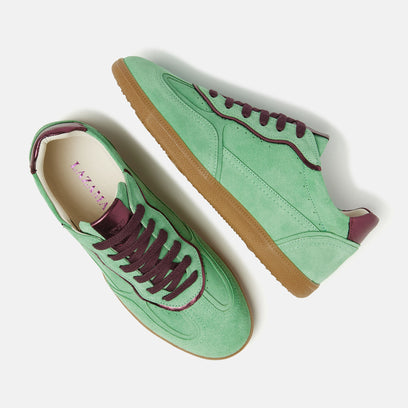 San Sebastian Suede Dames Sneakers Green