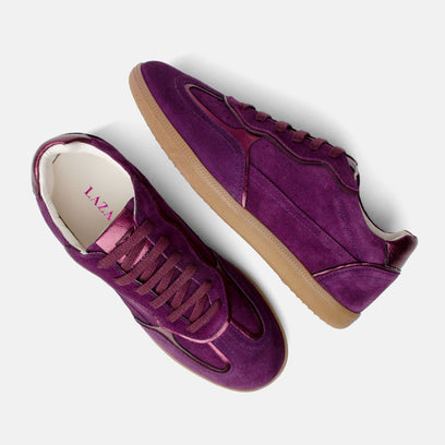 San Sebastian Suede Dames Sneakers Purple