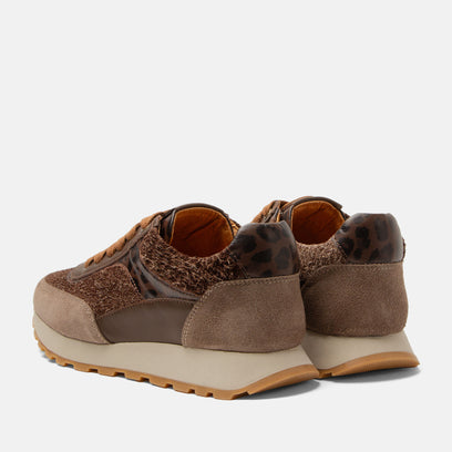 Novi Dames Sneakers Brown