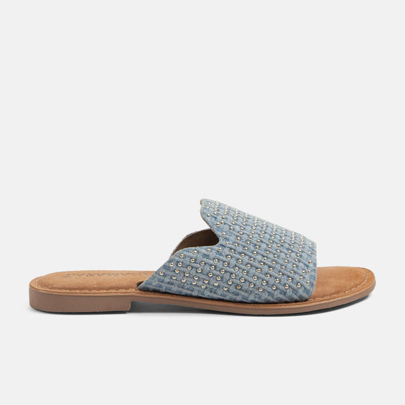 Alma Dames Slippers Denim Alma Dames Slippers Denim