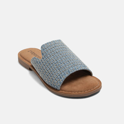 Alma Dames Slippers Denim