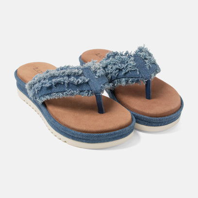 Erlina Dames Slippers Denim