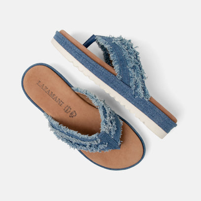 Erlina Dames Slippers Denim