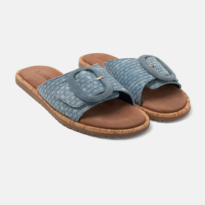 Izar Dames Slippers Denim