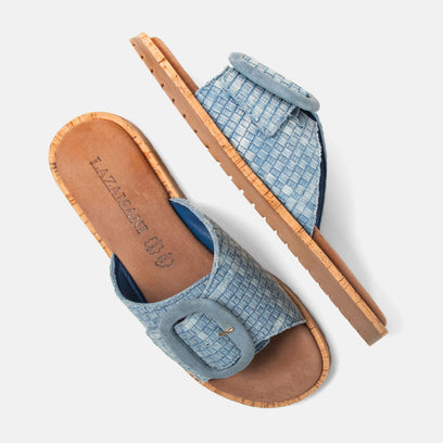 Izar Dames Slippers Denim