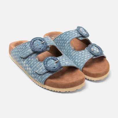 Karmen Dames Slippers Denim