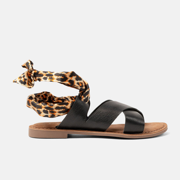 Ula Dames Slippers Leer Black Ula Dames Slippers Leer Black