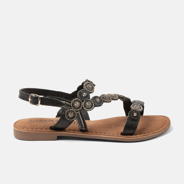 Helena Dames Sandalen Leer Black Helena Dames Sandalen Leer Black