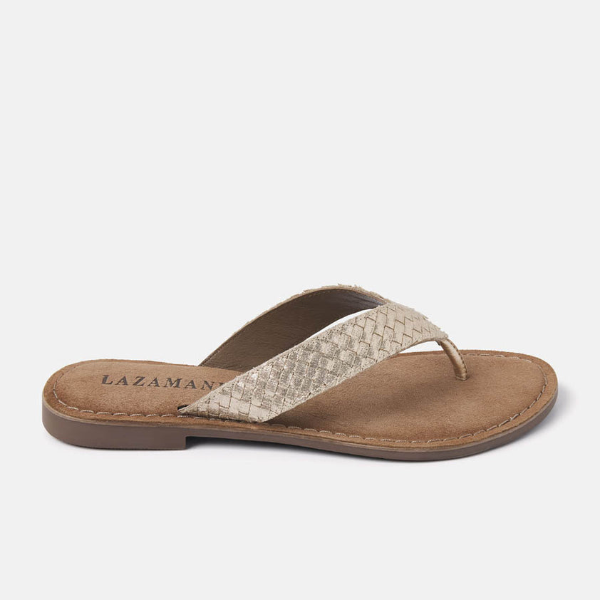 Cara Dames Slippers Gold