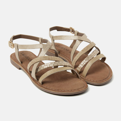 Zuri Dames Sandalen Gold