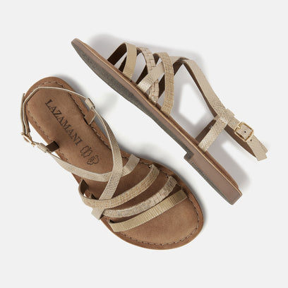 Zuri Dames Sandalen Gold