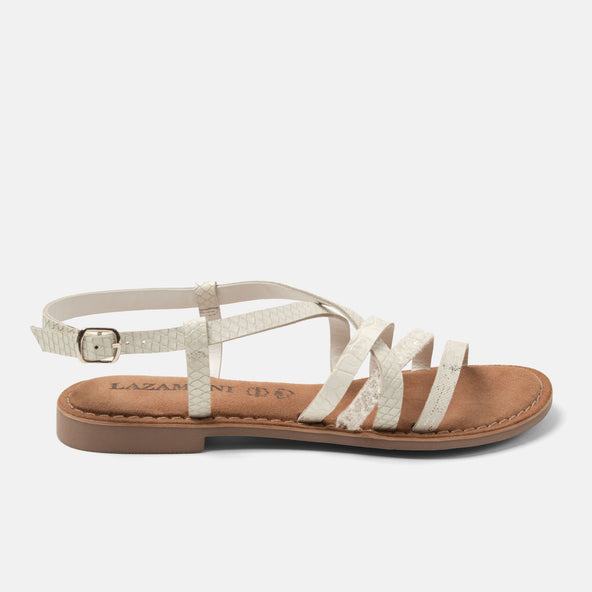 Zuri Dames Sandalen White Zuri Dames Sandalen White