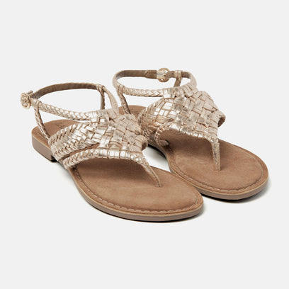 Valerie Leren Dames Sandalen Rose