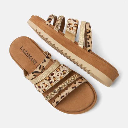 Ronja Dames Slippers Gold