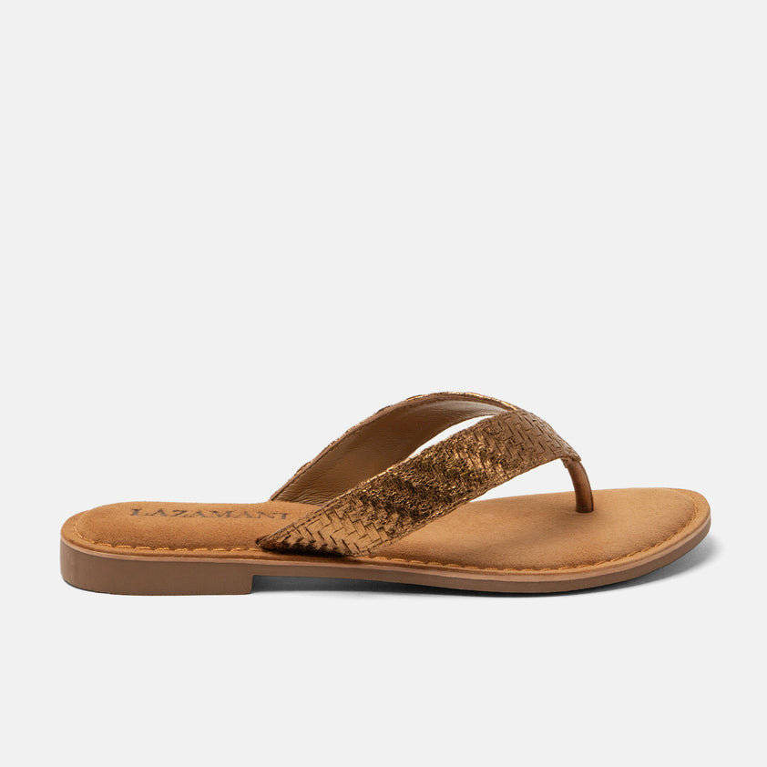 Jule Dames Teenslippers Copper