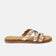 Edsi Dames Slippers Leer Gold
