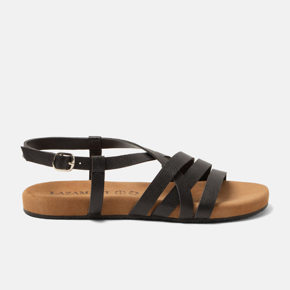 Lotta Dames Sandalen Leer Black Lotta Dames Sandalen Leer Black
