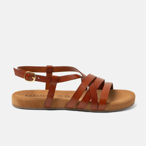 Lotta Dames Sandalen Leer Tan Lotta Dames Sandalen Leer Tan