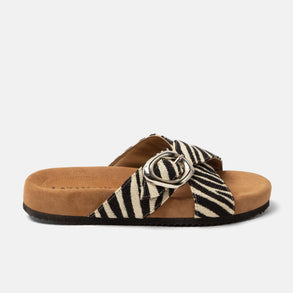 Kaja Dames Slippers Zebra Kaja Dames Slippers Zebra