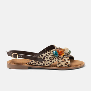 Marika Dames Sandalen Leopard Marika Dames Sandalen Leopard