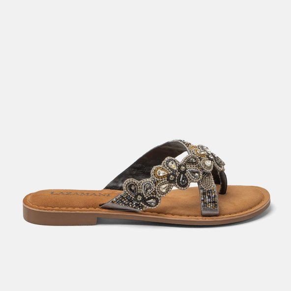 Pena Dames Teenslippers Grey Pena Dames Teenslippers Grey