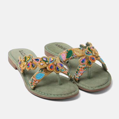 Pena Dames Teenslippers Mint