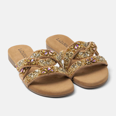 Maud Dames Slippers Beige