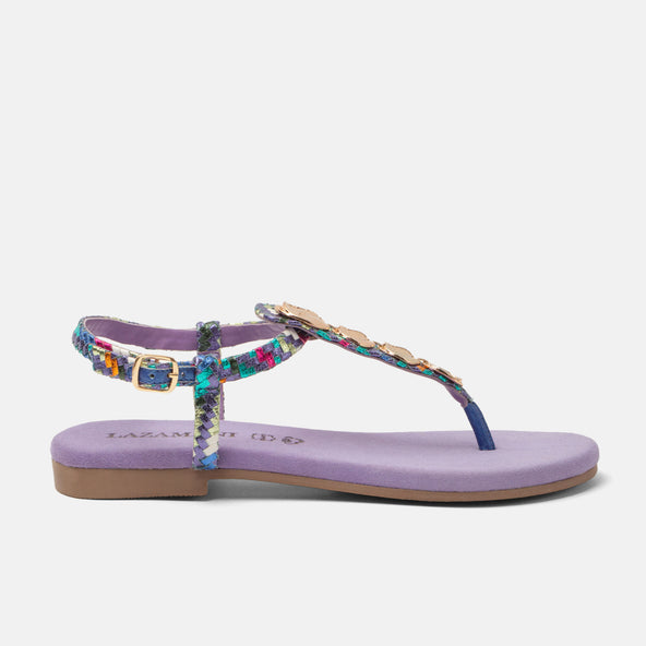 Lynn Dames Sandalen Leer Lilac Lynn Dames Sandalen Leer Lilac