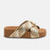 Lizzy Dames Slippers Leer Beige