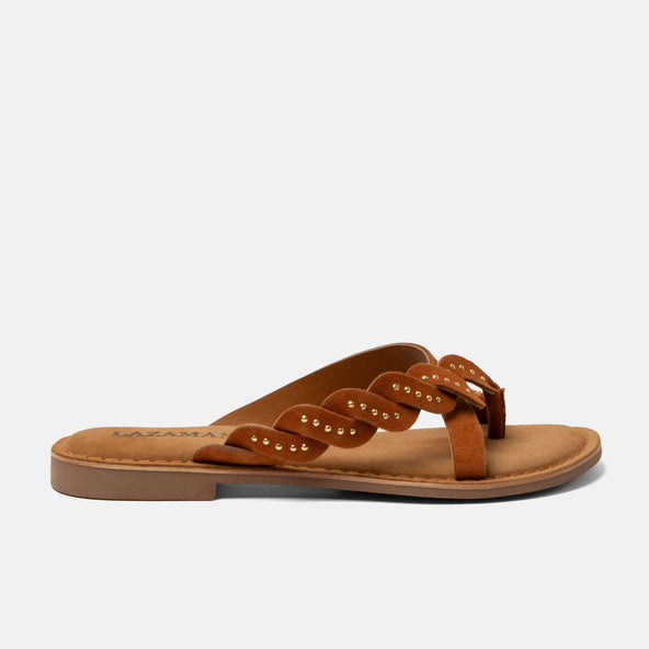 Lena Dames Slippers Suede Tan Lena Dames Slippers Suede Tan