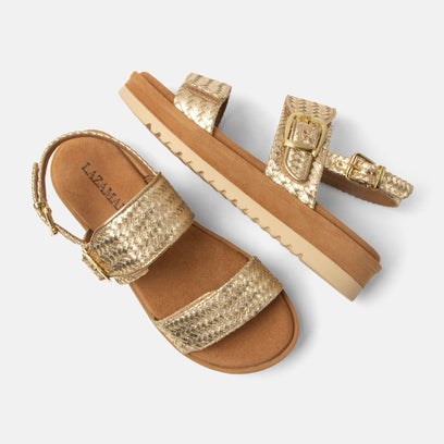 Fenna Dames Sandalen Gold